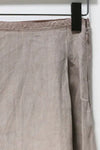 marc le bihan linen skirt 2510 taupe